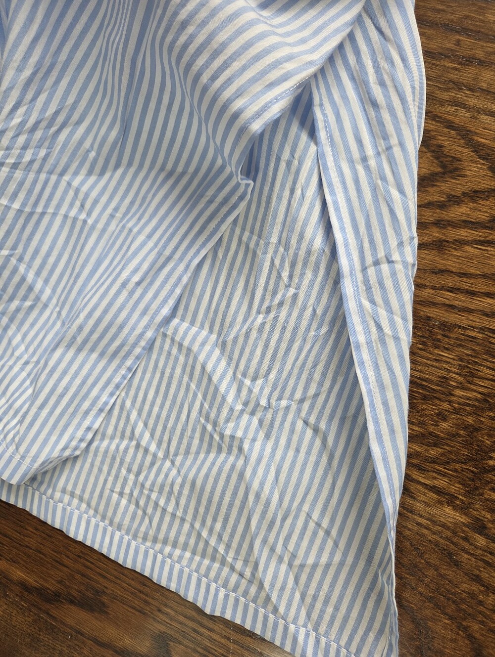 J. Crew Blue and White Striped Smocked Summer Cotton Dress - Picture 5 of 10